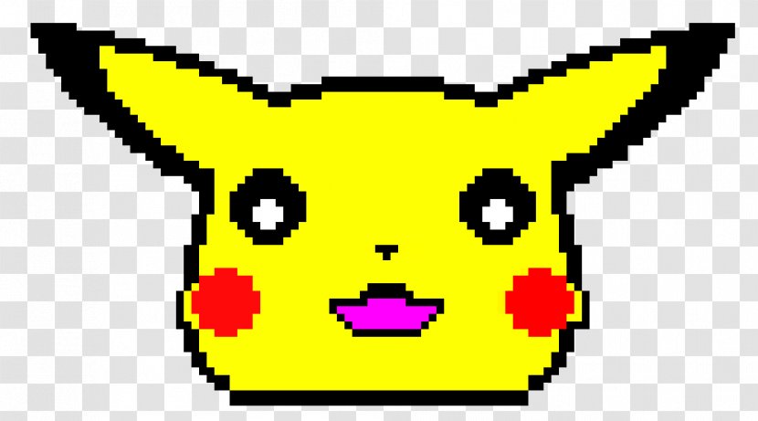 Pikachu Pokémon Yellow GO Red And Blue - Pixel Art Transparent PNG