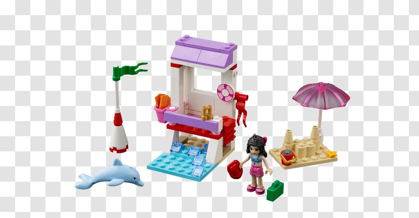 LEGO Friends 41028 Emma's Lifeguard Post Lego Minifigure Toy - Doll Transparent PNG