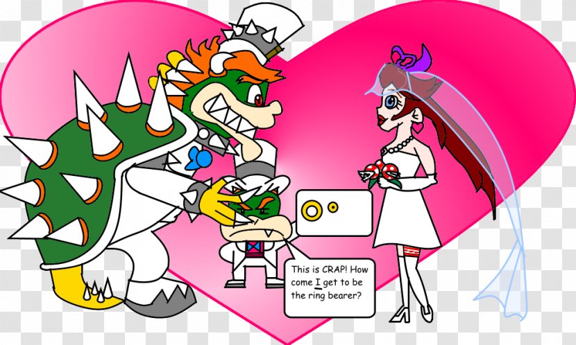 Super Mario Odyssey Princess Peach Bowser Rosalina - Heart - Marry Christmas Transparent PNG