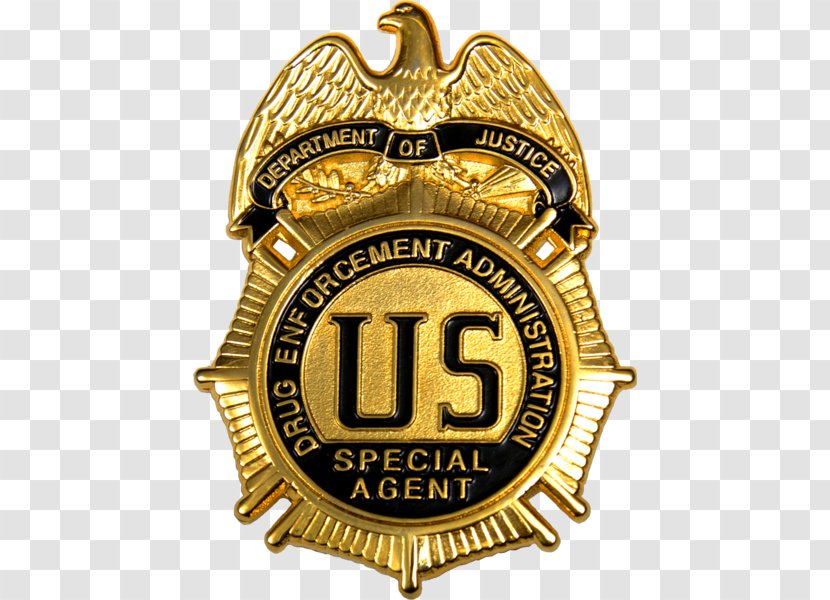 US Drug Enforcement Administration Badge Special Agent United States Department Of Justice - Police Transparent PNG