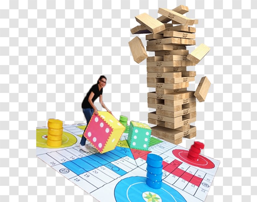 Hasbro Jenga Giant Party Board Game Mouse Trap - Chile Fiesta De Cumple Anos Transparent PNG