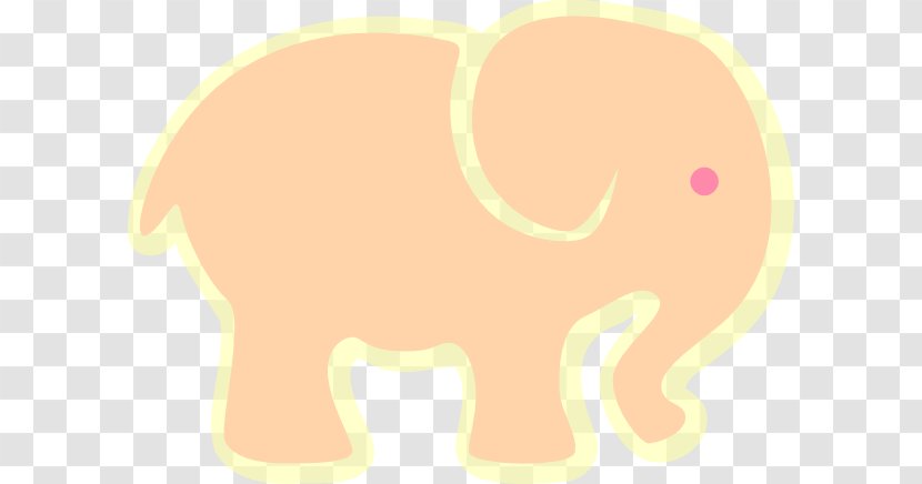 Indian Elephant African Mammal Cat Canidae - Flower - Pink Transparent PNG