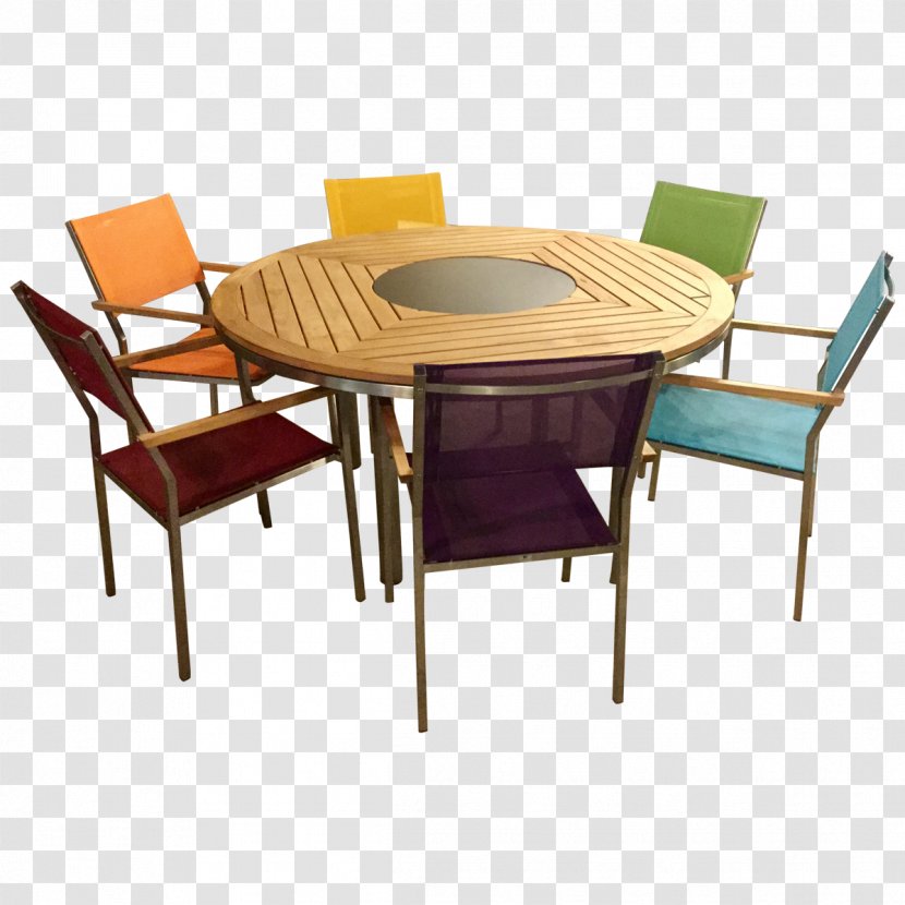 Table Garden Furniture Plastic Chair Transparent PNG