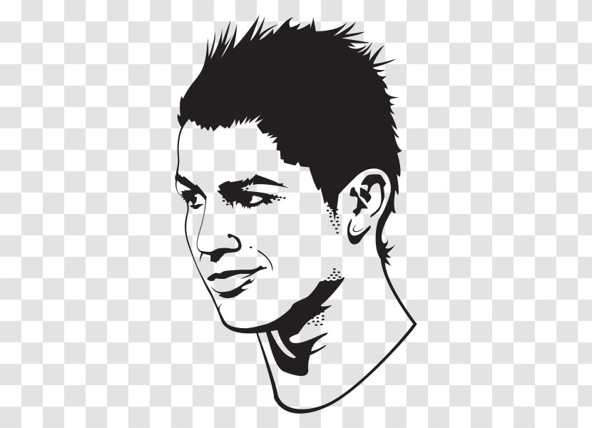 Cristiano Ronaldo Real Madrid C.F. Portugal National Football Team Player - Portrait Transparent PNG