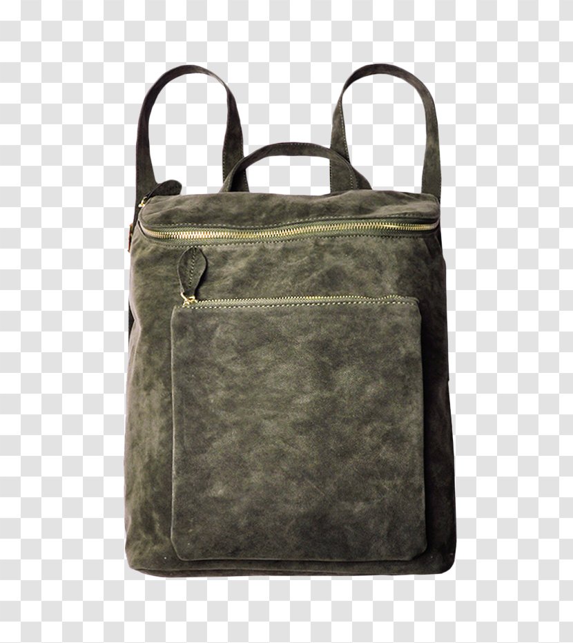Handbag Backpack Suede Leisure - Outfits Army Green Transparent PNG