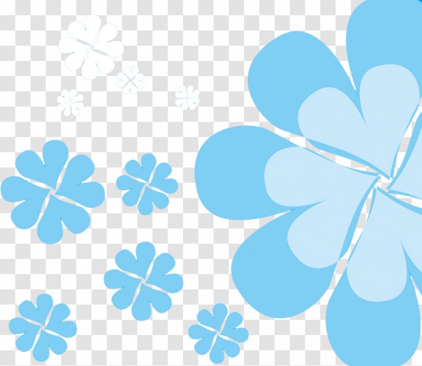 Four-leaf Clover - Turquoise - Creative Transparent PNG