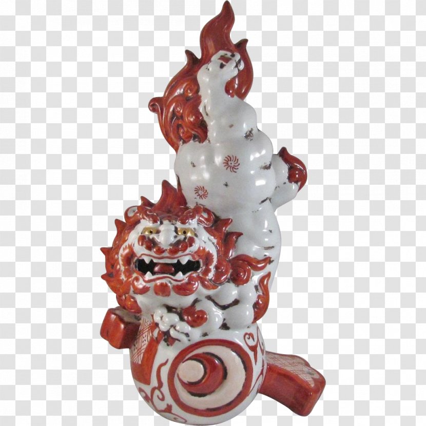 Chinese Guardian Lions Arita Kutani Ware Porcelain - Fictional Character - The Blue And White Transparent PNG