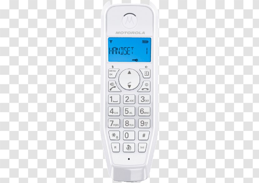 Feature Phone Motorola Startac S1201 Cordless Telephone - White Transparent PNG