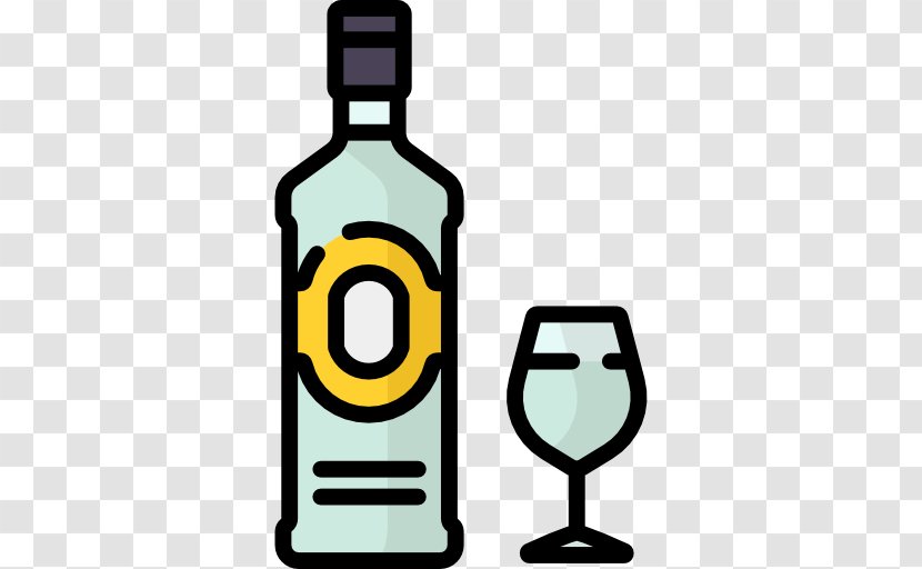 Gin And Tonic Clip Art - Glass Bottle - Alcohol Icon Transparent PNG