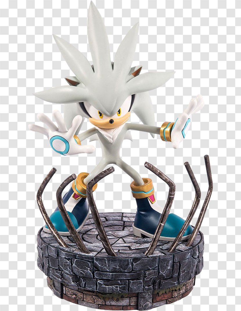 Sonic The Hedgehog Shadow Puzzle Productions Silver Super - Office Figures Transparent PNG
