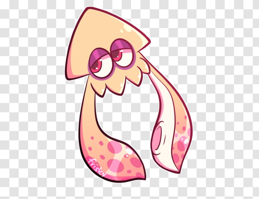 Splatoon Clip Art Illustration Cartoon Character - Flower - Squid Transparent PNG