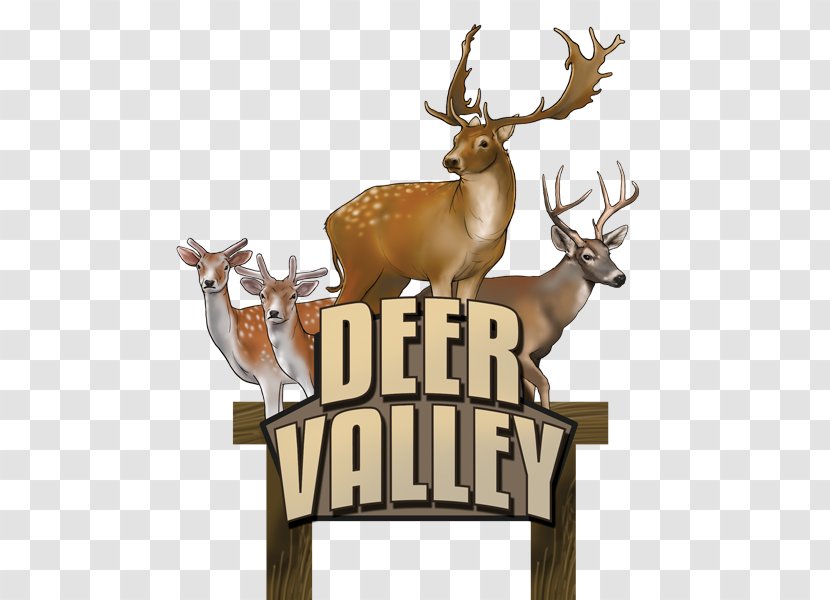 Reindeer Elk Antler Wildlife - Heart - Deer Valley Transparent PNG