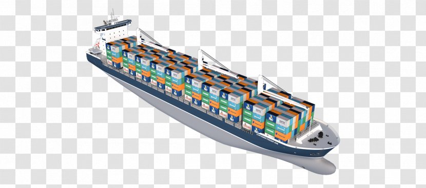 Damen Container Feeder 800 Intermodal Ship Transport - Mode Of Transparent PNG