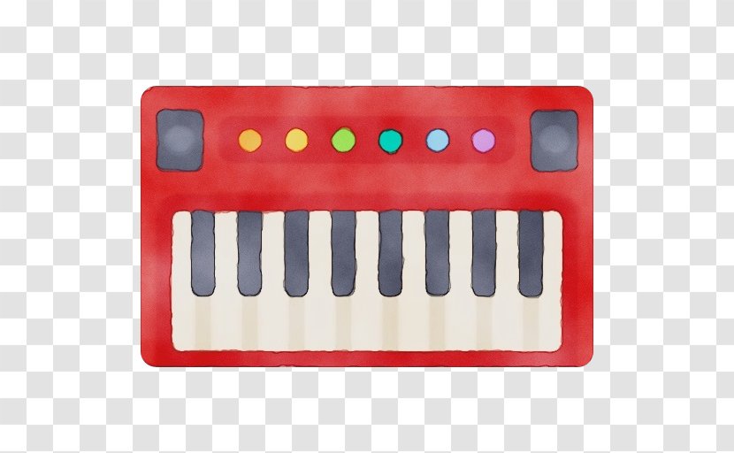Piano Cartoon - Keyboard Bass - Electronic Musical Instrument Transparent PNG