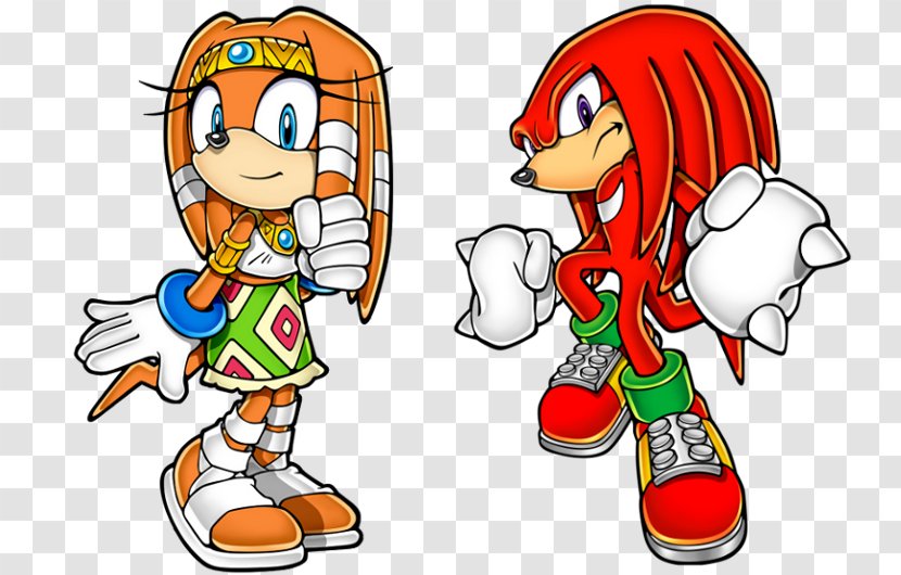 Knuckles The Echidna Tikal Tails Amy Rose Rouge Bat - Sonic Chaos - Hedgehog Transparent PNG