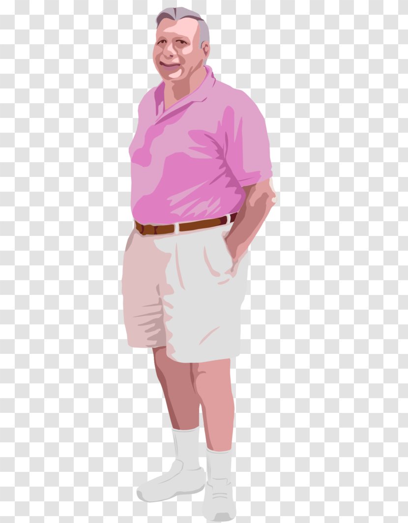 Bone T-shirt Thumb Shoulder - Heart - Pink Guy Transparent PNG