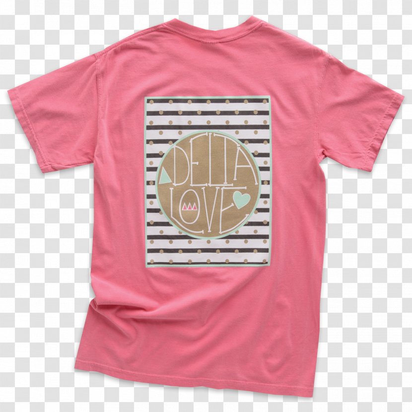 T-shirt Pink M Sleeve Font - T Shirt Transparent PNG
