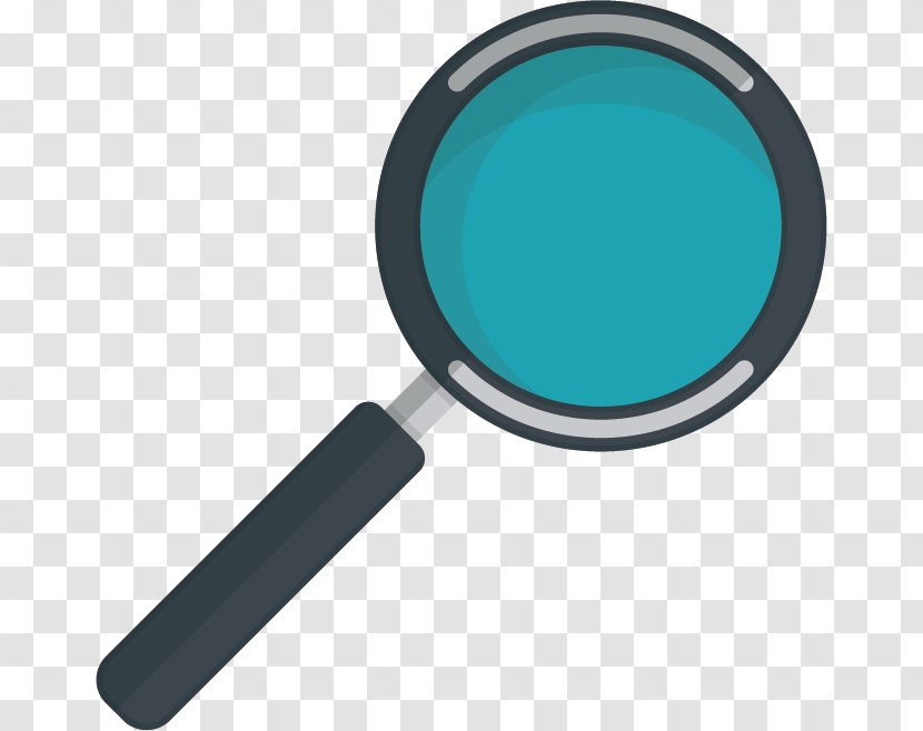 Magnifying Glass - PPT Element Vector Painted Material Transparent PNG