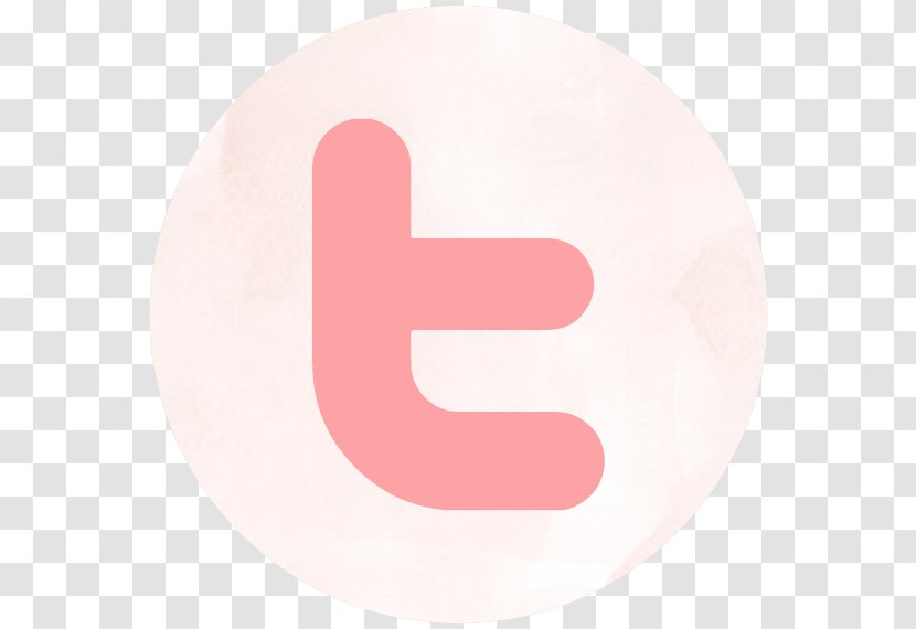 Pink M Font - Peach - Design Transparent PNG