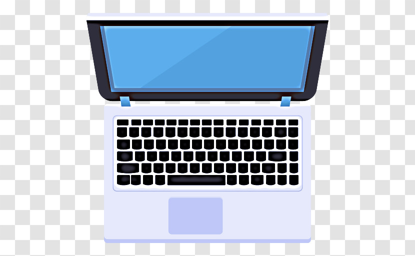 Technology Laptop Output Device Personal Computer Electric Blue Transparent PNG