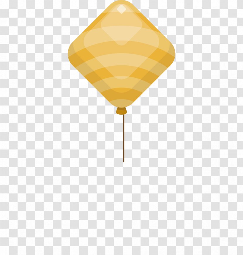 Yellow Pattern - Orange - Funny Cartoon Balloon Transparent PNG