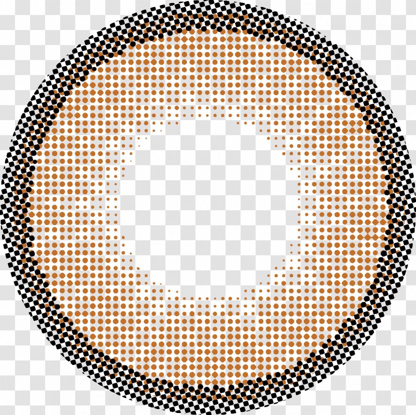 Circle Contact Lens Lenses Eye Red - Brown Transparent PNG