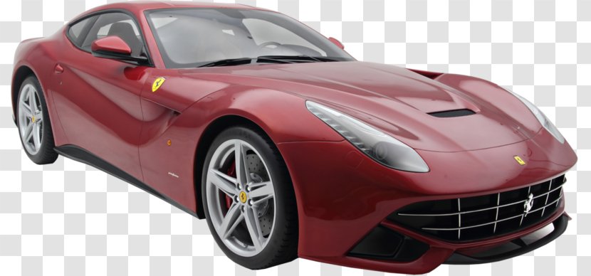 Supercar Ferrari Sports Car Luxury Vehicle - Automotive Lighting Transparent PNG
