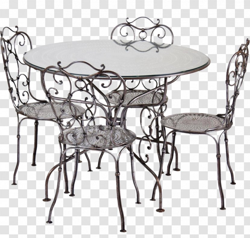 Chair Table Iron Furniture Steel - Office Desk Chairs Transparent PNG