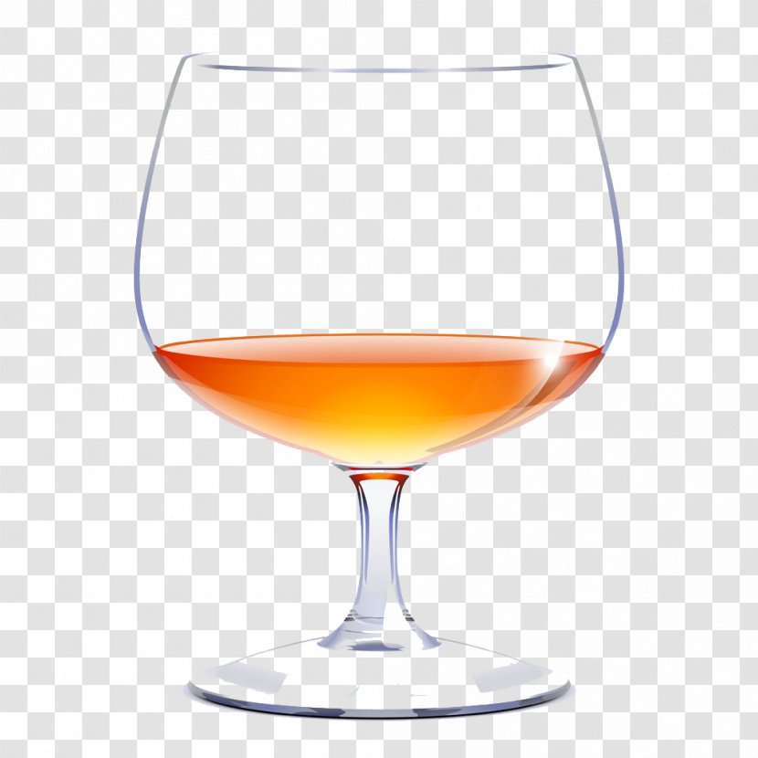 Wine Cocktail Beer Cognac Glass - Of Picture Transparent PNG