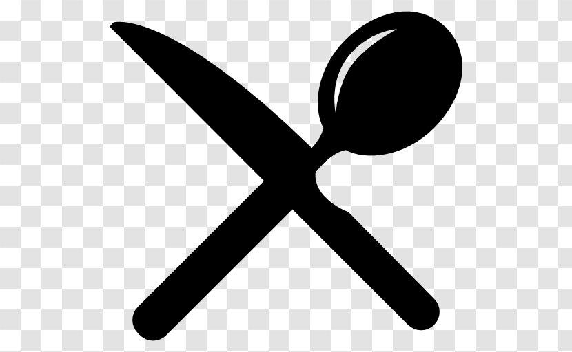 Knife Spoon Fork Kitchen Utensil Tool - Monochrome Photography Transparent PNG