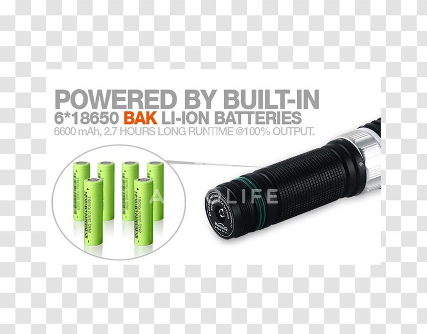 Flashlight Battery Pack Rechargeable Lithium-ion - Electric - Magic Shine Transparent PNG