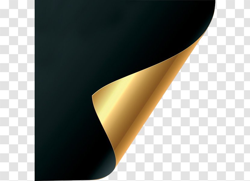 Paper Angle Shadow - Black Transparent PNG