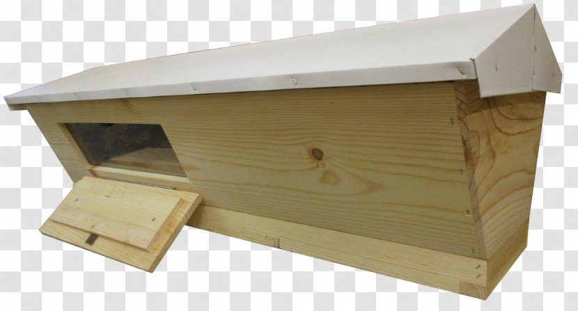 Horizontal Top-bar Hive Beehive Langstroth Beekeeping - Plywood - Bee Transparent PNG