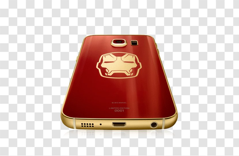 Samsung Galaxy S6 Edge Iron Man Smartphone Marvel Comics - Mobile Phone Accessories - Thanos Helmet Transparent PNG