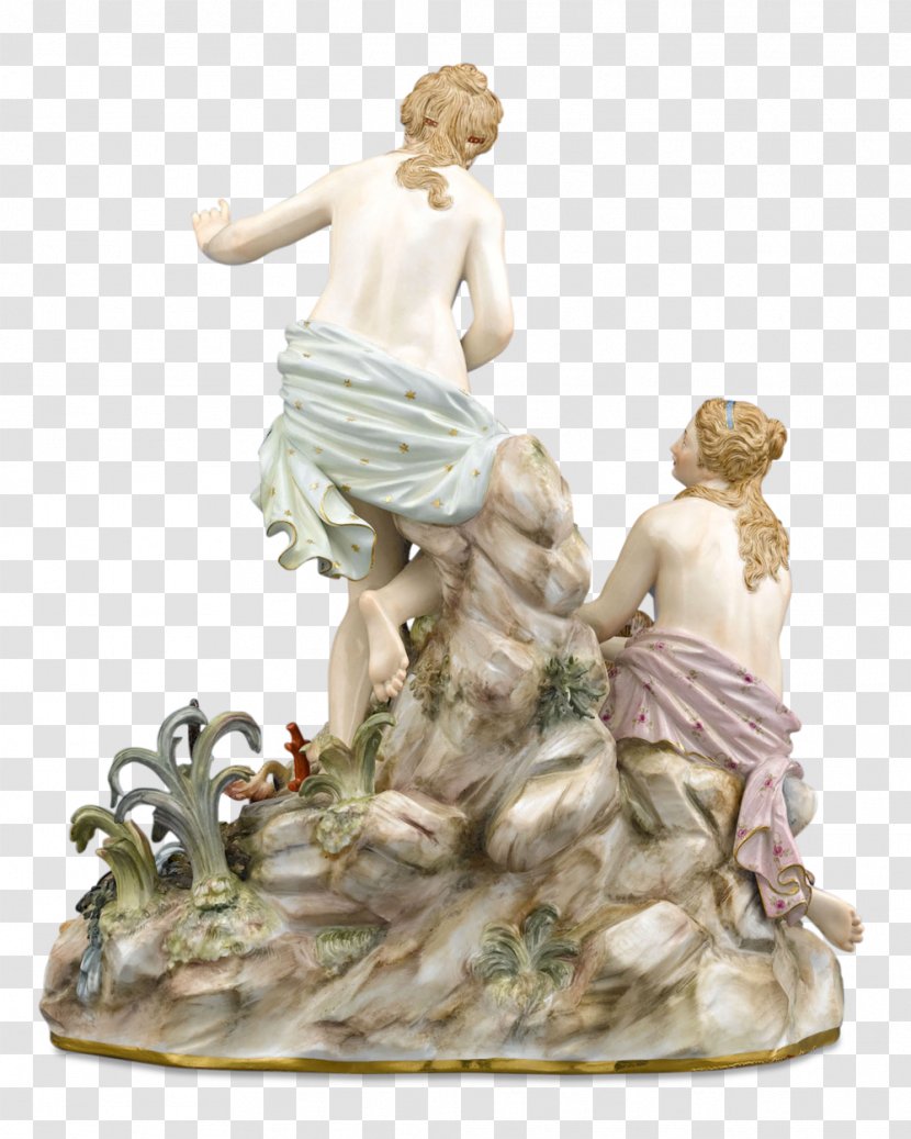 Meissen Porcelain Figurine Statue Classical Sculpture Antique - Baracuda Watercolor Transparent PNG