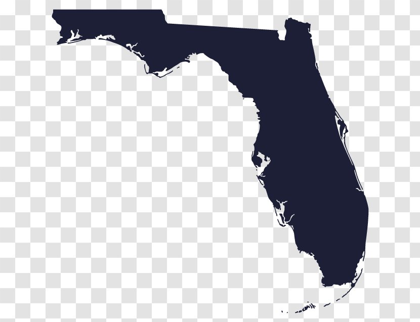 Florida Map - Drawing Transparent PNG