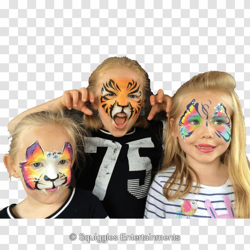 Sutton Coldfield Lichfield Face Squiggles Entertainments - Painting - GLITTER PAINT Transparent PNG