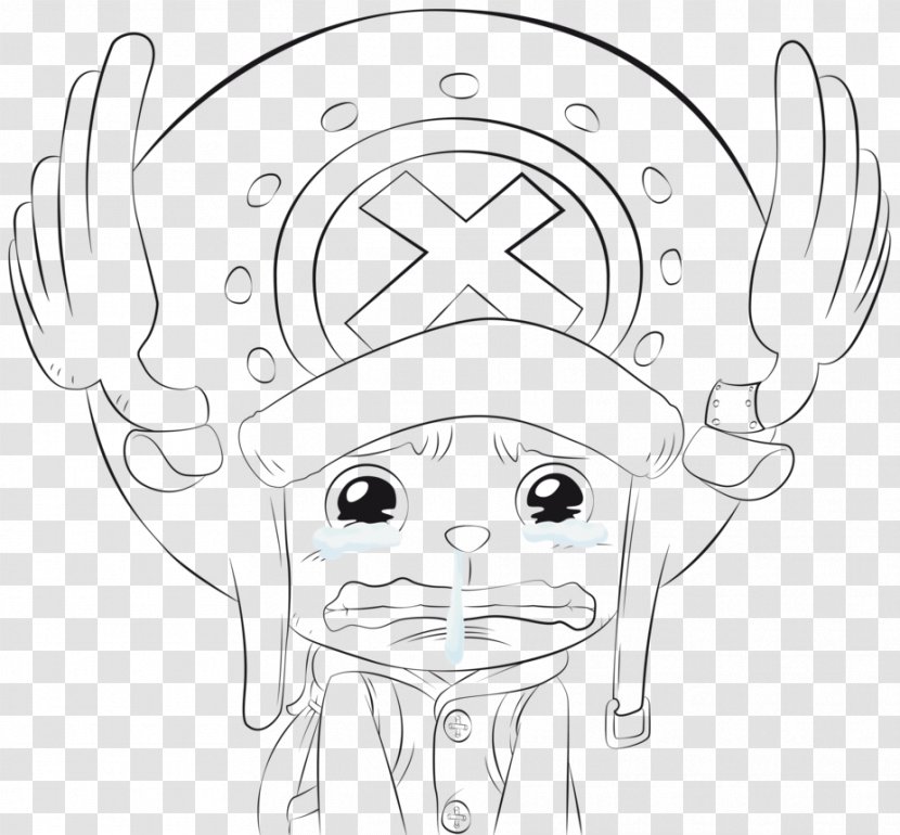 Tony Chopper Roronoa Zoro Usopp Line Art Sketch - Tree - One Piece Transparent PNG