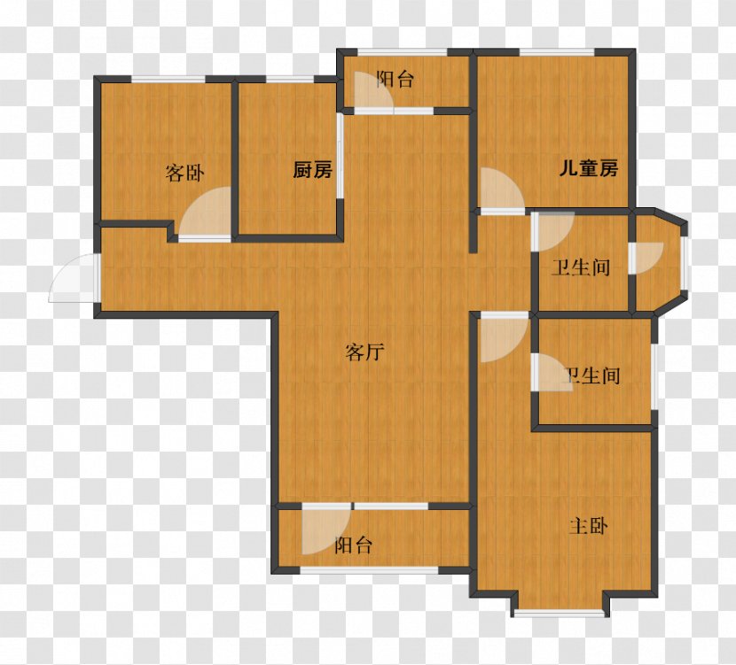 Floor Plan Product Design Plywood Wood Stain - Line Transparent PNG