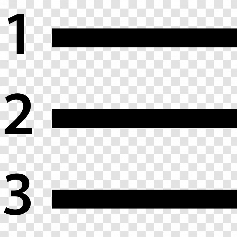 Number List - Symbol - Numerical Digit Transparent PNG