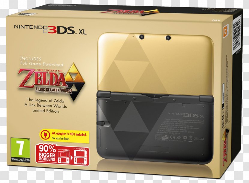 The Legend Of Zelda: A Link Between Worlds Nintendo 3DS XL - Portable Game Console Accessory - Universe Zelda Transparent PNG