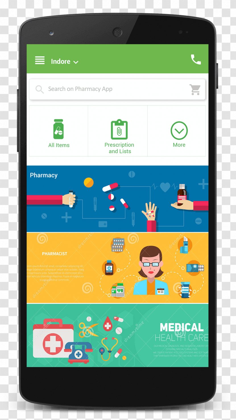Feature Phone Smartphone Pharmacy Android - Telephony Transparent PNG