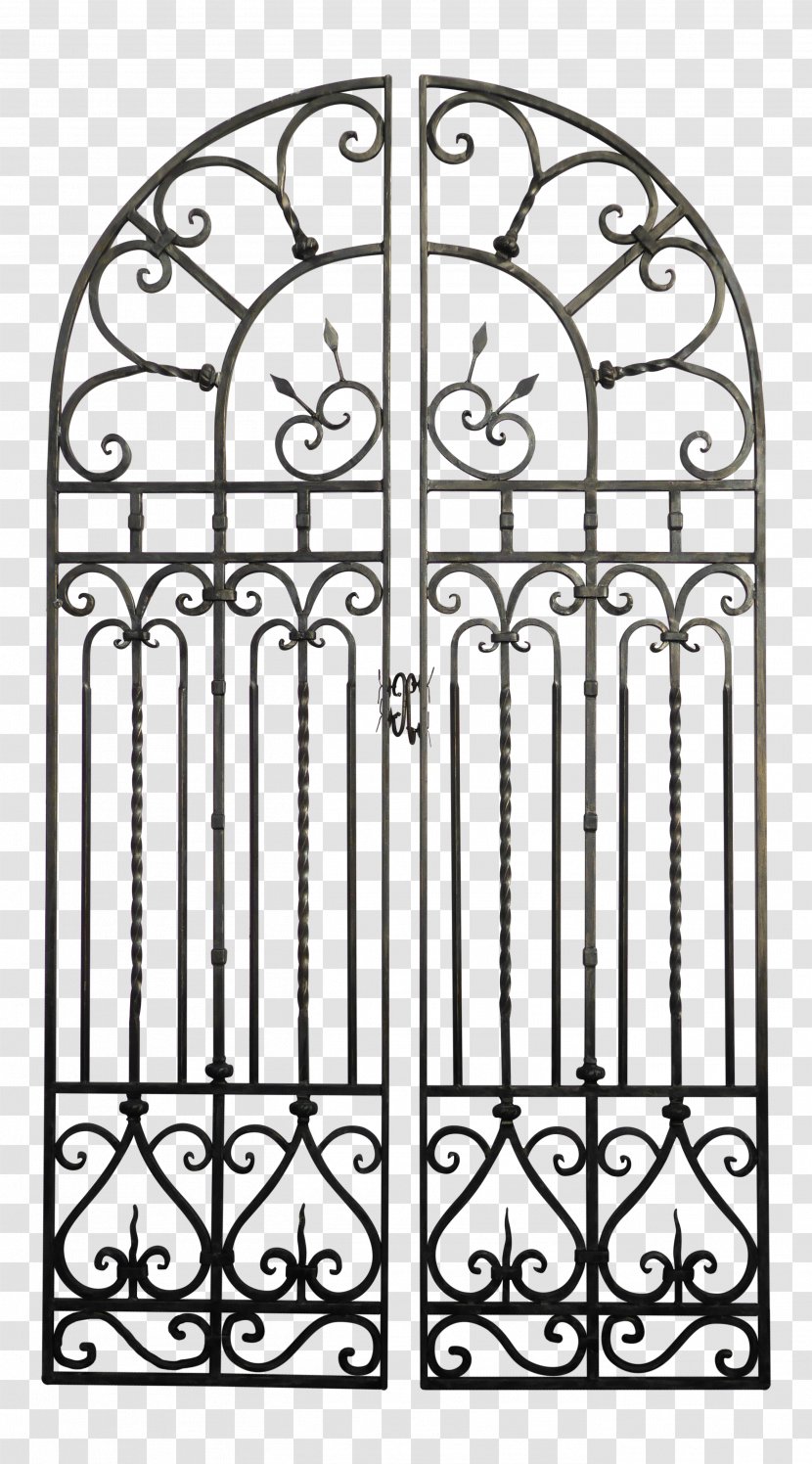 Gate Wrought Iron Door Ironwork - Area Transparent PNG