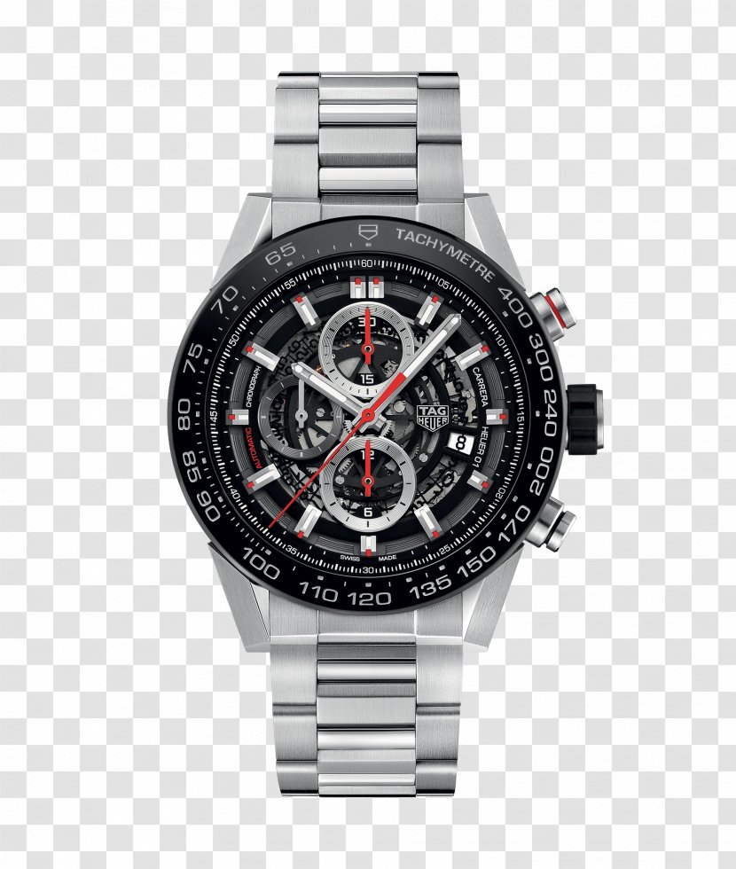 TAG Heuer Carrera Calibre 5 01 Chronograph Watch - Strap Transparent PNG