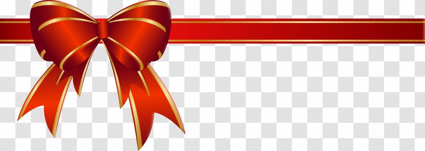 Christmas Gift Bow And Arrow Clip Art - Holiday Season - Bowknot Transparent PNG