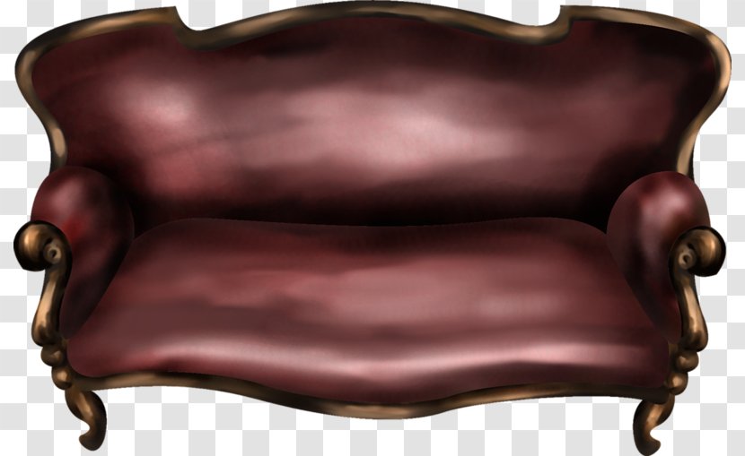 Chair Couch Furniture - Caramel Color Transparent PNG