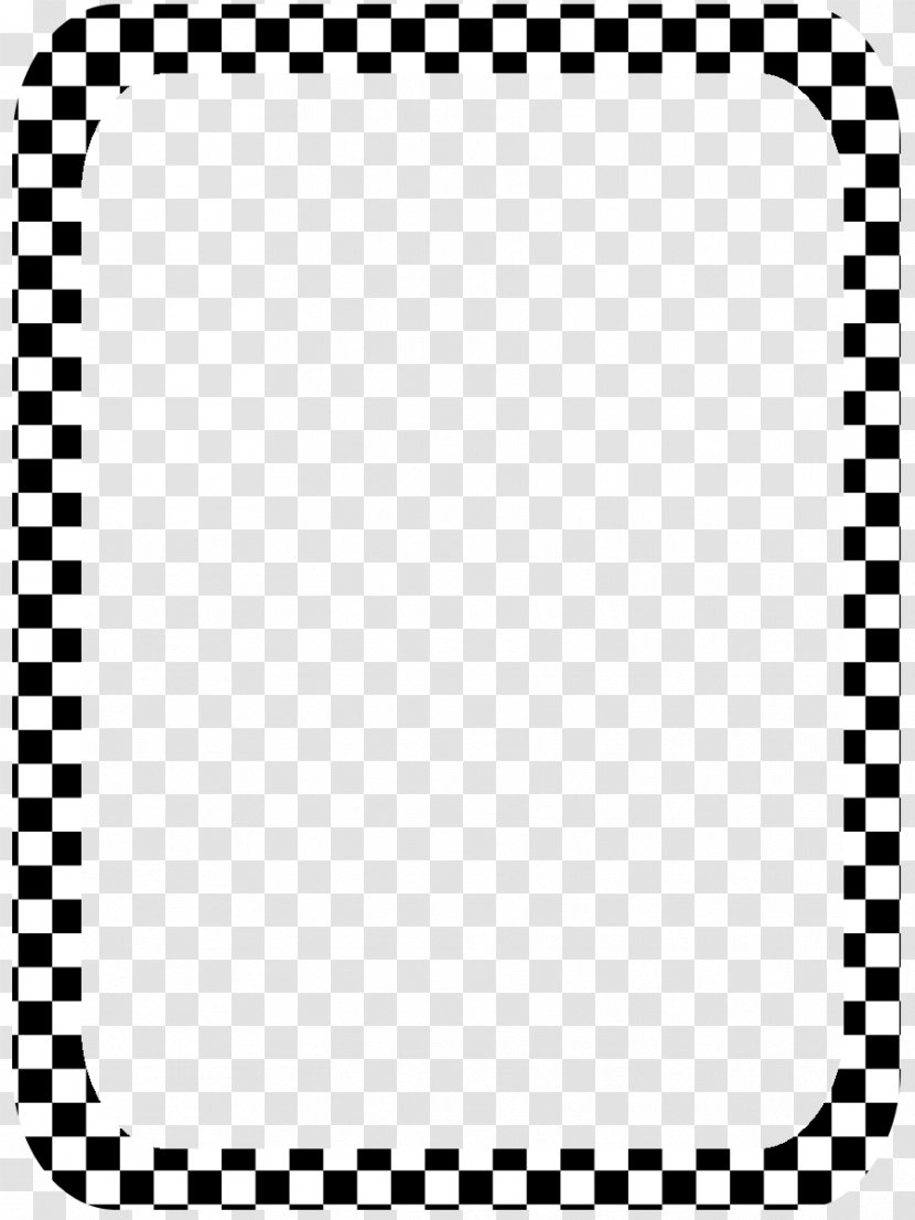 Car Auto Racing Flags Clip Art - Area - Checkered Border Cliparts Transparent PNG