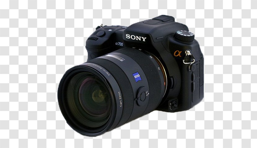 Digital SLR Sony Alpha 700 Camera Lens Single-lens Reflex Transparent PNG