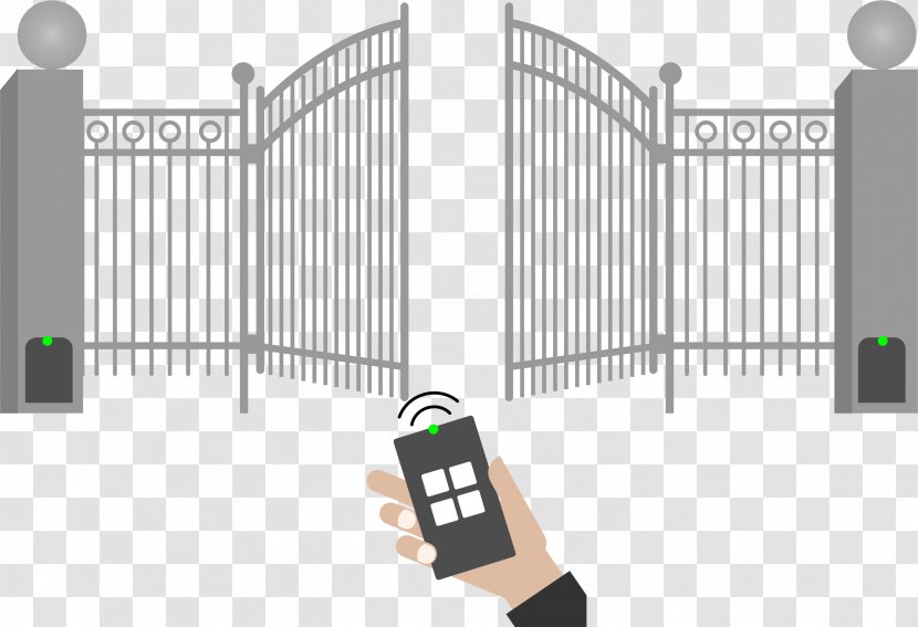 Electric Gates Home Automation Kits Door - Gate Transparent PNG