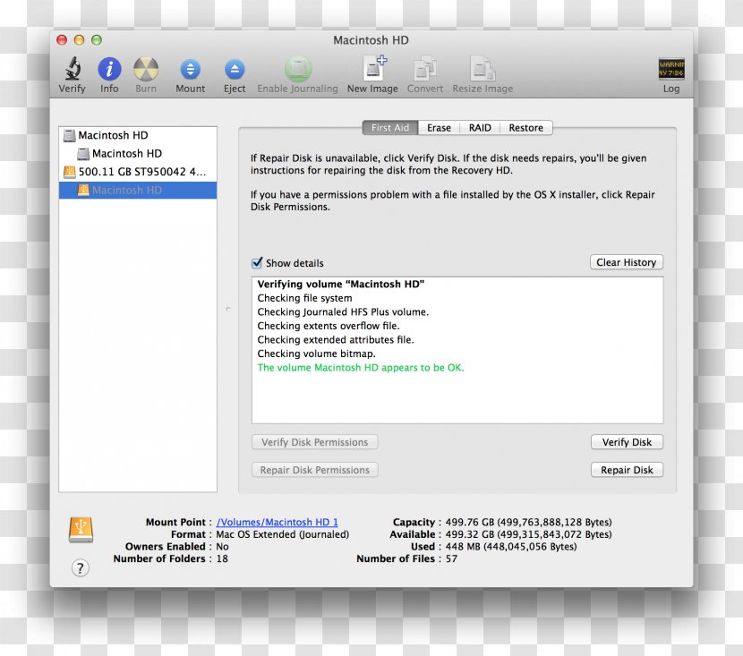Macintosh Disk Utility MacOS Hard Drives Computer Utilities & Maintenance Software - Repair Station Transparent PNG